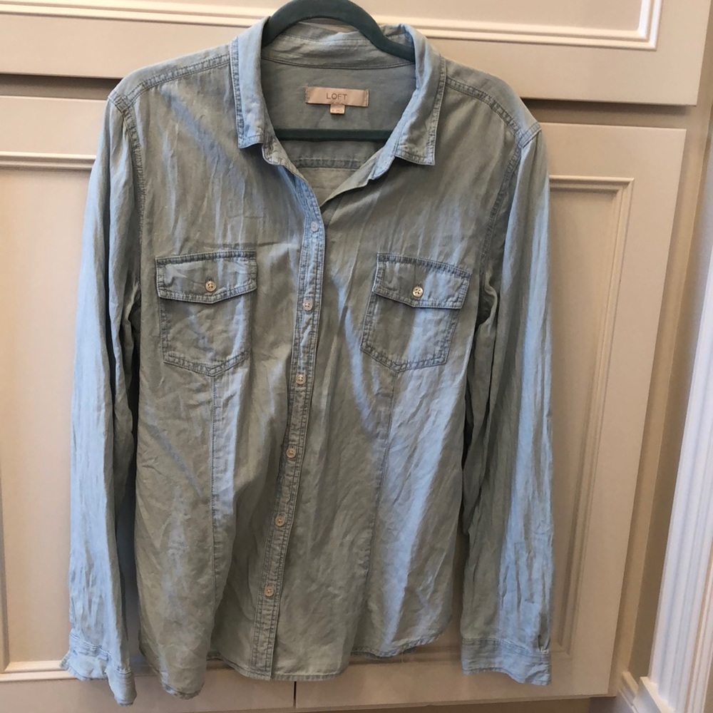 Loft Button-down Denim shirt